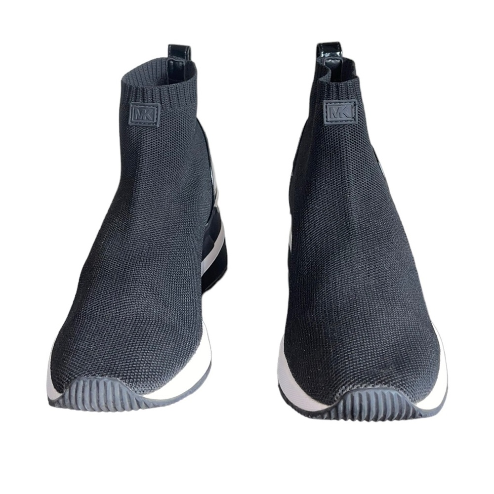 Michael Kors Skyler sock booty sneakers. Size 8 1/2.GUC - Picture 5 of 12